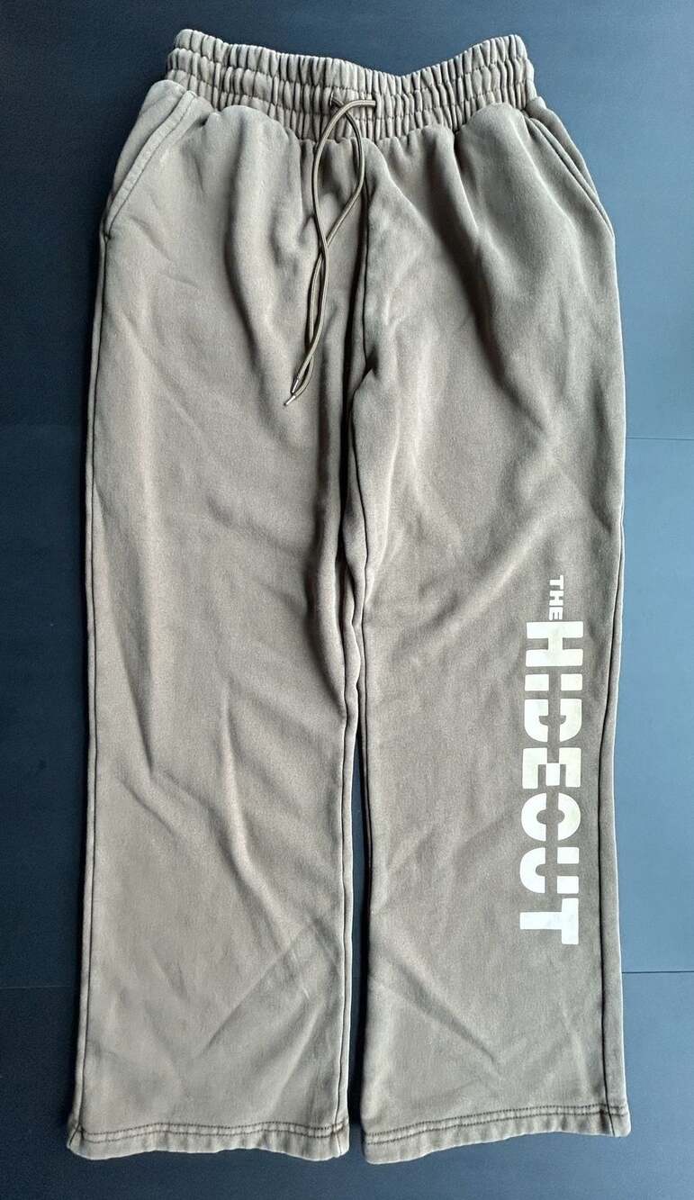 The Hideout Sweatpants Brown Wide Leg Sweatpants Size Small